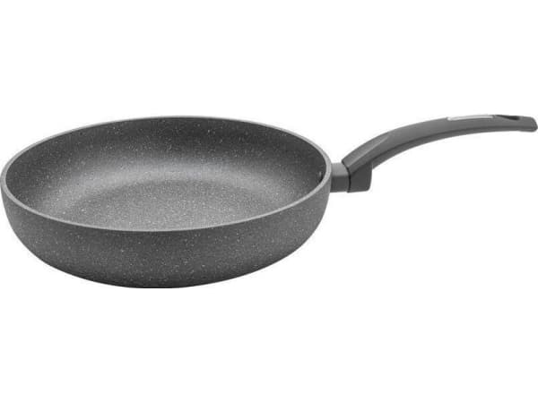Florina frying pan LAVA STONE 28 CM (GRAY, 5-LAYER COATING, BLACK HANDLE)