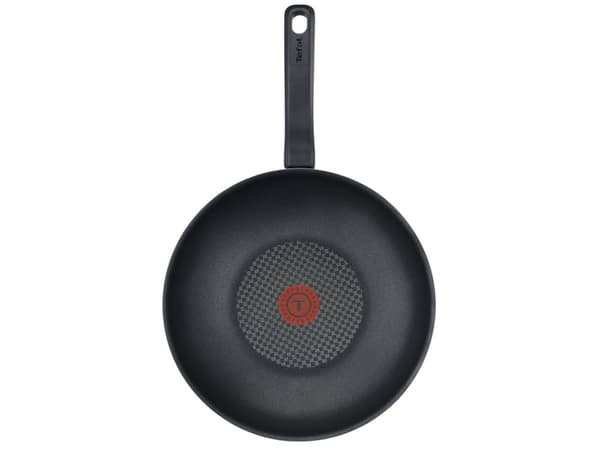 Tefal Resist D5261932, Pyöreä, Vokki-/öljyvokkipannu, Musta, Titaani, 175 °C, Alumiini