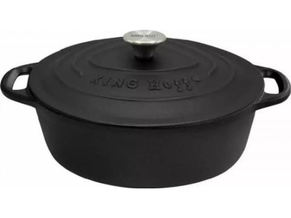 KingHoff STØPEJERN Stekepanne 33cm 6,2L KINGHOFF KH-1531
