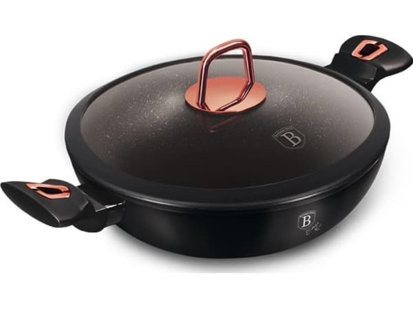 Berlinger Haus WOK GRANITE 30cm Frying pan BERLINGER HAUS BH-7112 BLACK ROSE