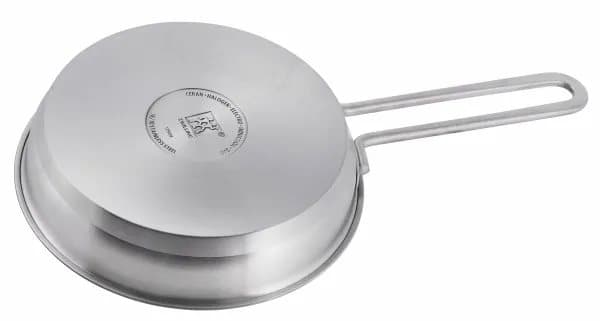 ZWILLING Pico, Rund, All-bruk panne, Sort, Rustfritt stål, 230 °C, Rustfritt stål, Keramisk, Gass, Halogen, Induksjon, Forseglet Plate