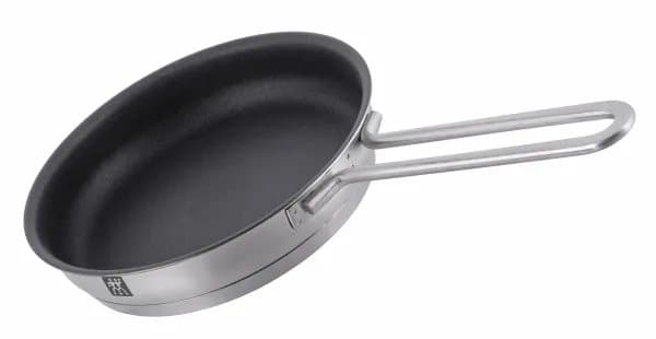 ZWILLING Pico, Rund, All-bruk panne, Sort, Rustfritt stål, 230 °C, Rustfritt stål, Keramisk, Gass, Halogen, Induksjon, Forseglet Plate