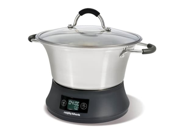 [OUTLET] - Morphy Richards 48784, Slow fast coocker Rustfrit Stål, 4,5 L, 3 kg, 800 W, 360 x 295 x 265 mm