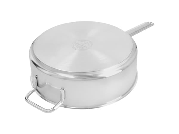 Demeyere Apollo Low straight sauté pan, Silver, Rostfritt stål, 2,5 l, 24 cm