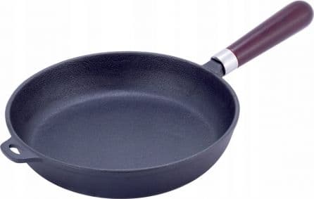 Kamille frying pan A solid cast iron deep frying pan 24cm