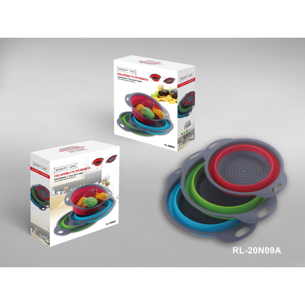 Royalty-linje - hopfällbar / hopfällbar sil - set om 3