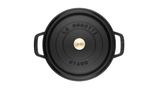 Staub Cocotte, Sort, Støpejern, 20 cm, 3,4 kg