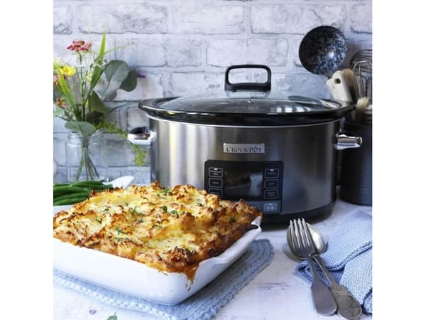 Crock-Pot CSC066X, 240 W, 220 - 230 V, Knappar, Silver, 402 mm, 288 mm