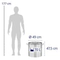 Miniatyrbild 5 av 5: Royal Catering Gryta - induktion 70 l