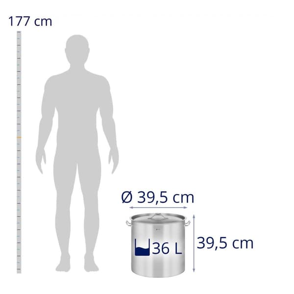 Royal Catering Gryta - induktion 36 l