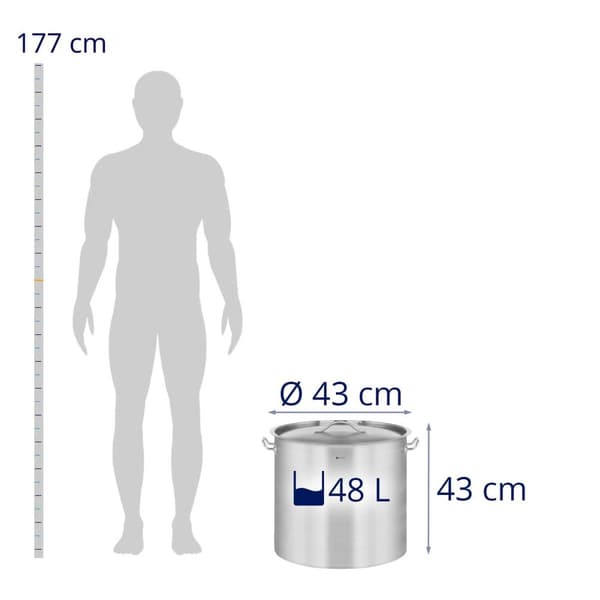 Royal Catering Gryta - induktion 48 l