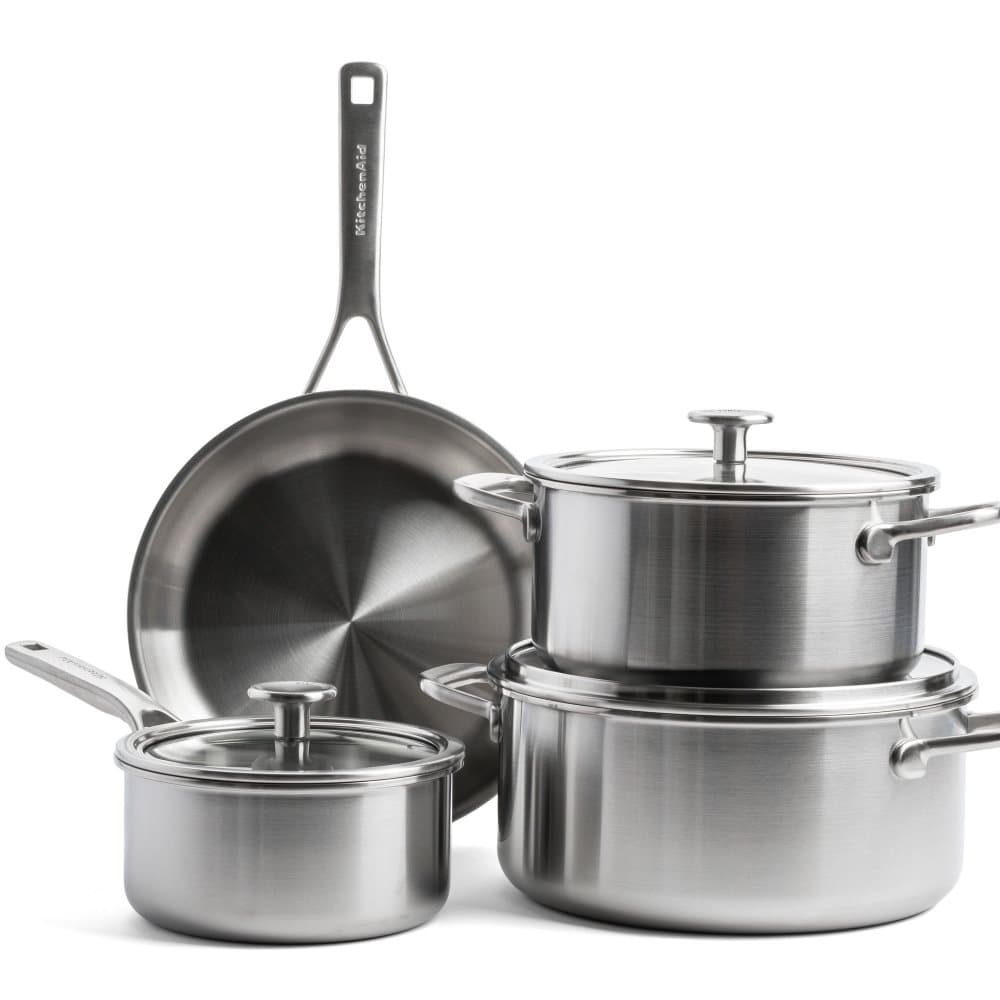 KitchenAid Multi-Ply Stainless Steel 7-bitars kokkärlsset