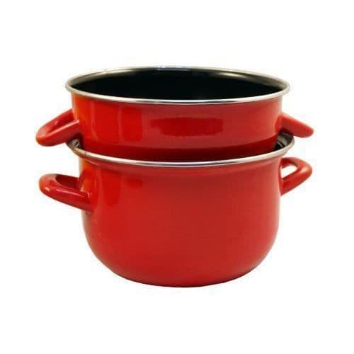 Baumalu Marmit för musslor 24 cm Röd - 312872