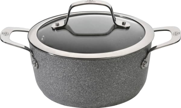 BALLARINI 75002-829-0, 4,7 l, Rund, Grå, Gjuten aluminium, Titan, Rostfritt stål