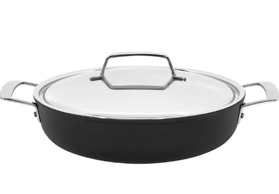 Deep pan titanium med 2 håndtak og lokk DEMEYERE Alu Pro 5 40851-176-0 - 28 cm
