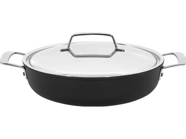 Deep pan titanium med 2 håndtak og lokk DEMEYERE Alu Pro 5 40851-176-0 - 28 cm