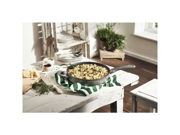 BALLARINI 75002-932-0, Rund, Sautépanne, Grå, Granitt, Aluminium, 4,5 l