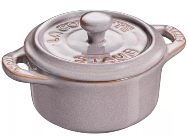 Staub Ceramique, Grytfrom, Rund, Keramiska, Keramiska, Grå, Emalj
