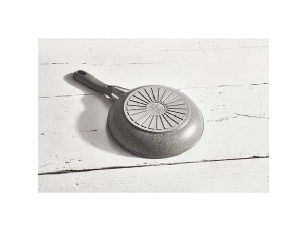 BALLARINI 75002-928-0, Rund, All-bruk panne, Grå, Granitt, Aluminium, Thermo-Spot