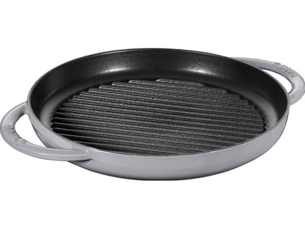 ZWILLING STAUB, Rund, Grillpanne, Grå, Emalje, 260 °C, Støpejern