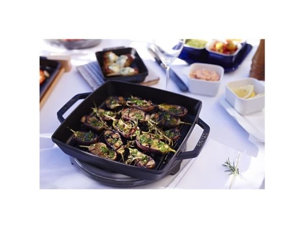 Staub 40511-683-0, Rektangulär, Grillpanna, Svart, Emalj, Gjutjärn, Frankrike