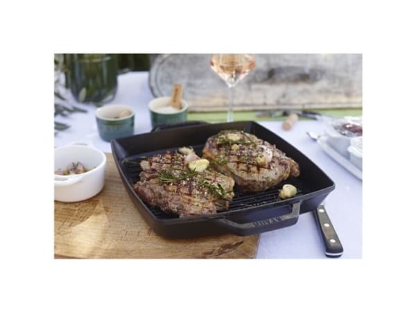 Staub 40511-683-0, Rektangulär, Grillpanna, Svart, Emalj, Gjutjärn, Frankrike