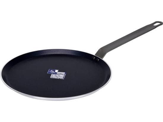 Yato YG-00153, Rund, Pannekakepanne, Sort, Rustfritt stål, Teflon Platinum Plus, 250 °C, Aluminium