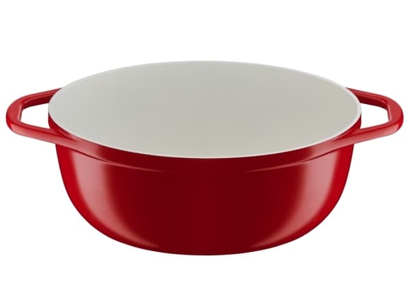Tefal Air E2548904, 5,7 L, Ovaali, Punainen, Valettu alumiini, Keraaminen, Punainen