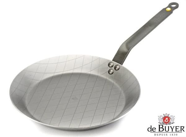 de Buyer 5616.28, Rund, Grillpanne, Rustfritt stål, 28 cm, 1,63 kg