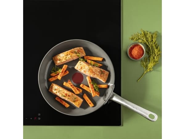 Tefal Renew+ C4240253, Rund, All-bruk panne, Grå, Keramisk, Aluminium, 1,27 l