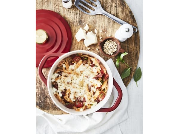 Tefal Air E25446, 4,7 l, Rund, Rød, Støpt aluminium, Keramisk, Rød