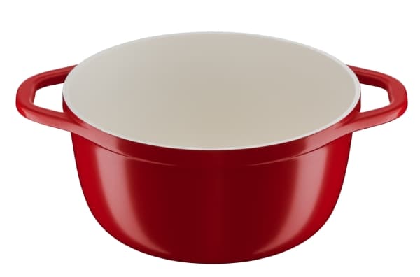 Tefal Air E25446, 4,7 l, Rund, Rød, Støpt aluminium, Keramisk, Rød