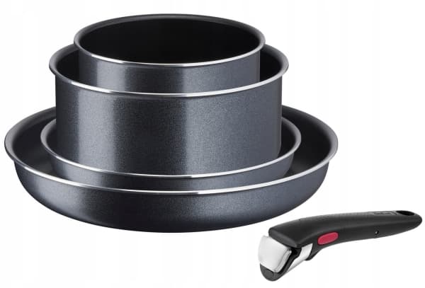 TEFAL | Pannusarja Ingenio XL Force | L1589502 | Paistaminen | Halkaisija 16cm/20cm/22cm/28cm | Ei sovellu induktioliedelle | Irrotettava kahva | Mus
