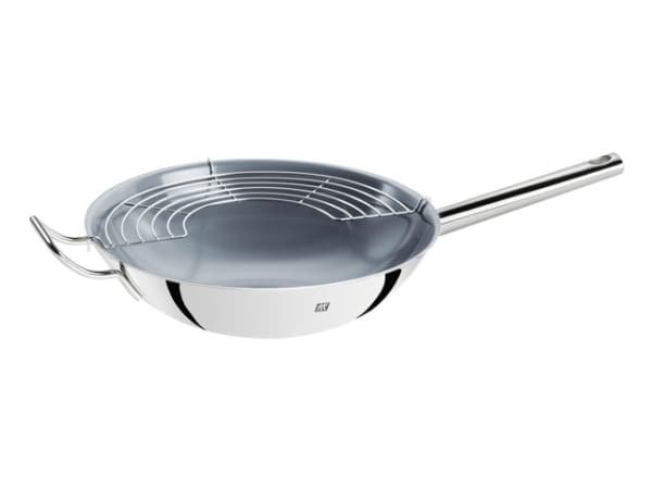 Zwilling 40992-032-0 Wok 32 cm, ruostumaton teräs, hopea