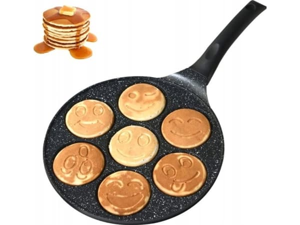 Zilner Stekepanne PANNE FOR PANNEKAKER 26cm 7 SMILEYS ZILNER ZL-2410