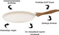 Miniatyrbild 3 av 5: Frying pan Ambition PAN FOR PANCAKES WITH STONE IMITATION COATING 28CM - NATURE - shopping for companies - 34148