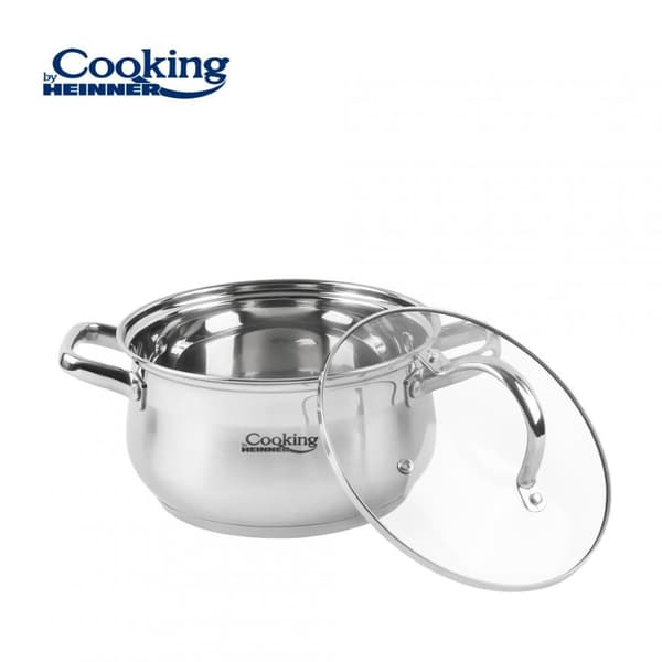 SEMIOALA INOX+CAPAC 20X11.5CM,3.6L,AMIRA