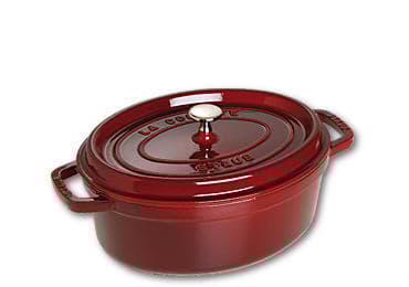 Garnek żeliwny owalny STAUB La Cocotte 40509-364-0 4.2 ltr grenadynowy