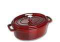 Miniatyrbilde 1 av 2: Garnek żeliwny owalny STAUB La Cocotte 40509-364-0 4.2 ltr grenadynowy