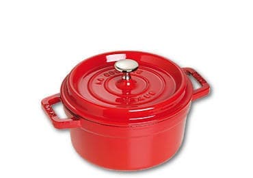 Staub Cocotte, Kirsebær (frukt), Støpejern, 22 cm, 4,1 kg