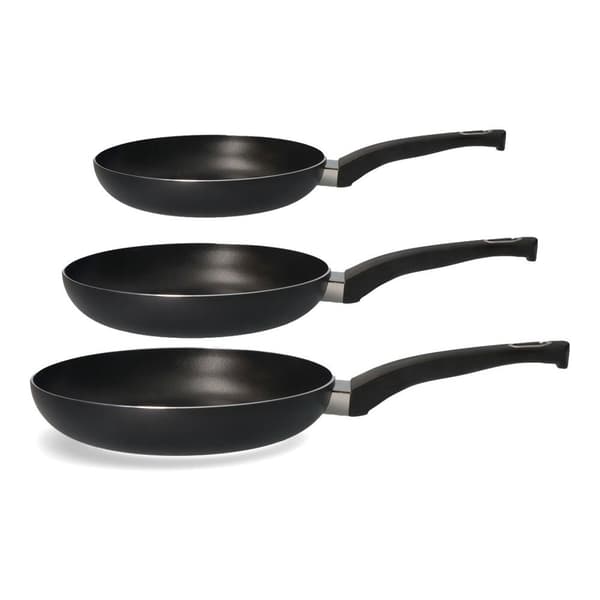 Edm Nonstick Basic Pans Set 3 Enheter Silver