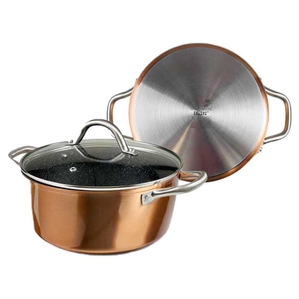 Ibili Kasari Natura Copper 28 Cm Hopeinen