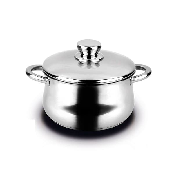 Fagor Kogegryde Med Låg Silverinox 24 Cm Søvfarvet