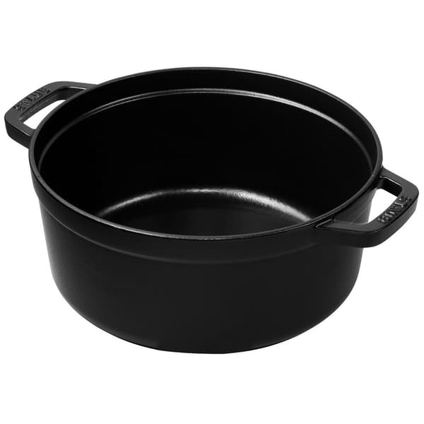 Staub Rund Cocotte 24 Cm Sort