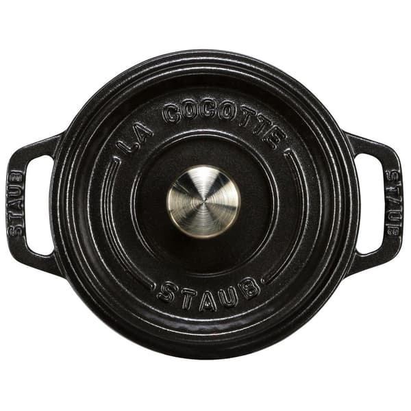 Staub Pyöristää Cocotte 12 Cm Hopeinen