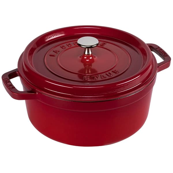 Staub Pyöristää Cocotte 24 Cm Punainen