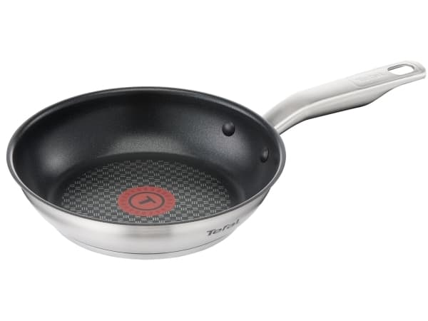 Tefal Virtuoso E49104, Pyöreä, Monikäyttöinen paistinpannu, Musta, Ruostumaton teräs, Titanium Pro, 250 °C, Ruostumaton teräs