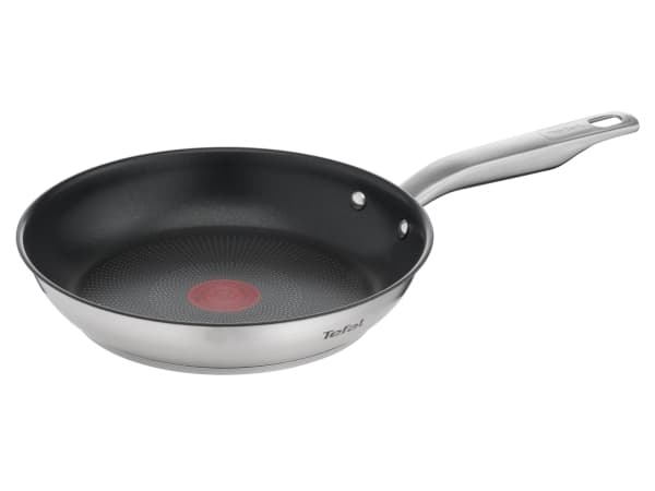 Tefal Virtuoso E4910425, Rund, All-bruk panne, Rustfritt stål, Titan, 250 °C, Rustfritt stål
