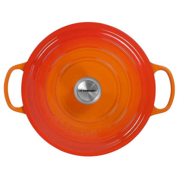 Le Creuset Kastrull Signature 28 Cm Guld