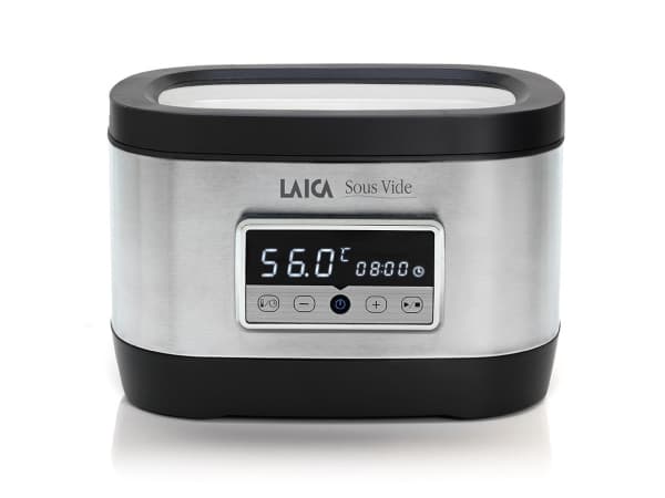 Laica SVC200, Sous vide water oven, Black, Stainless steel, 40 °C, 90 °C, Button, 0.15 h